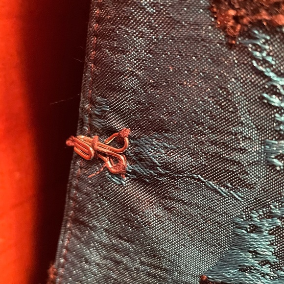 Joni B. Woman’s Brocade turquoise and brown blazer, size medium - Picture 6 of 11